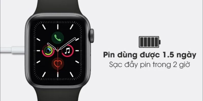 apple watch sạc bao lâu thì lên nguồn