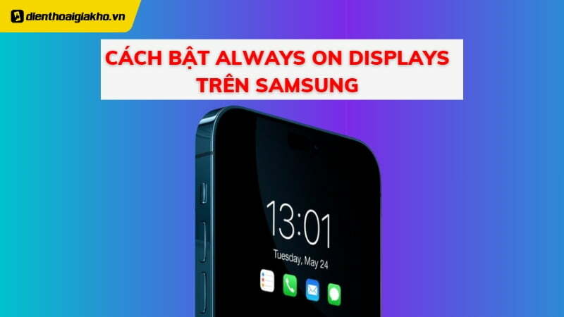 cách bật always on display trên samsung a12