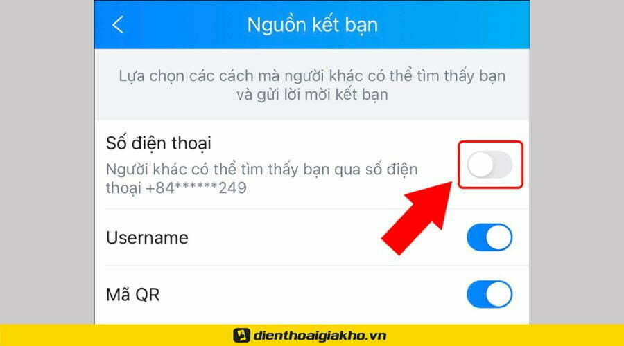 cách chặn kết bạn trên zalo