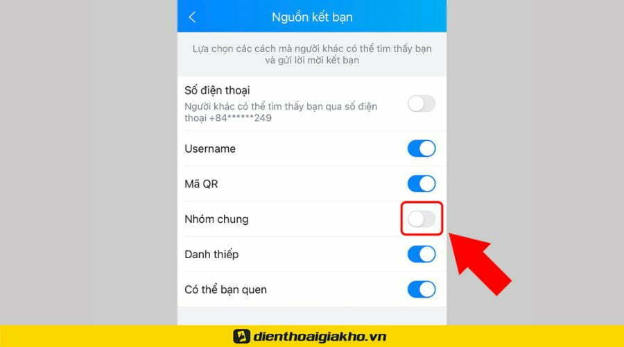 Cách chặn gửi lời mời kết bạn Zalo thông qua nhóm chung