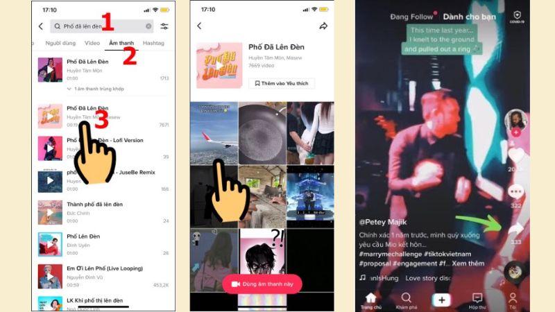 Cách chèn nhạc vào Capcut từ video trên TikTok