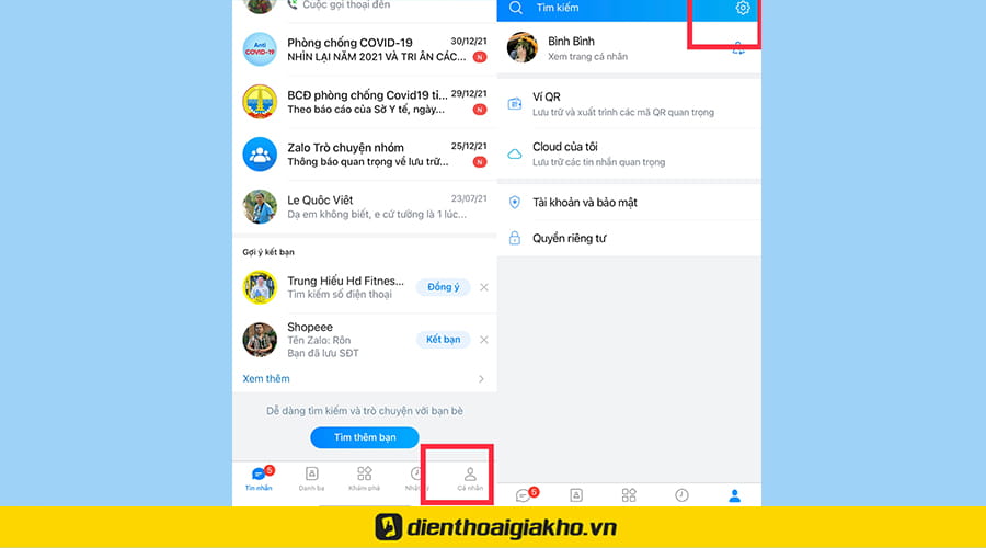 Cách xem danh sách những người đã bị bạn chặn Zalo