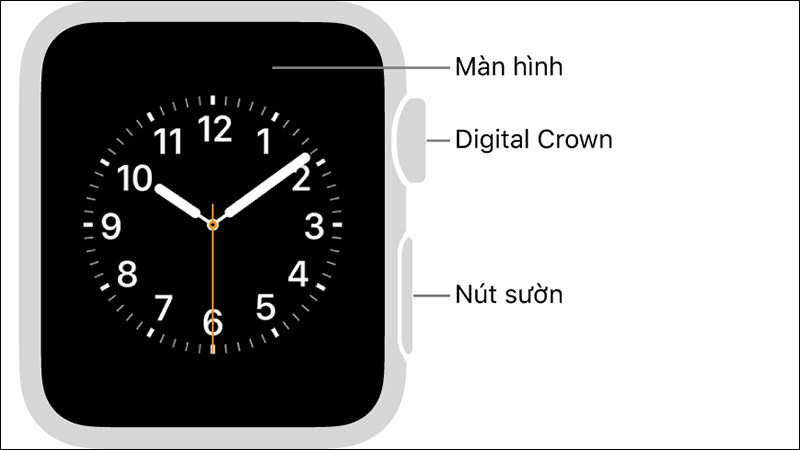cách mở nguồn Apple Watch mới mua