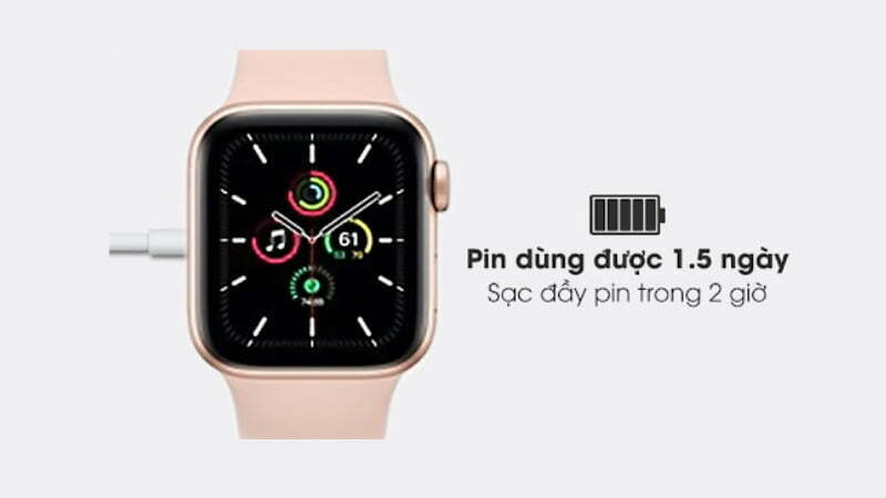 apple watch SE có dung lượng pin cao