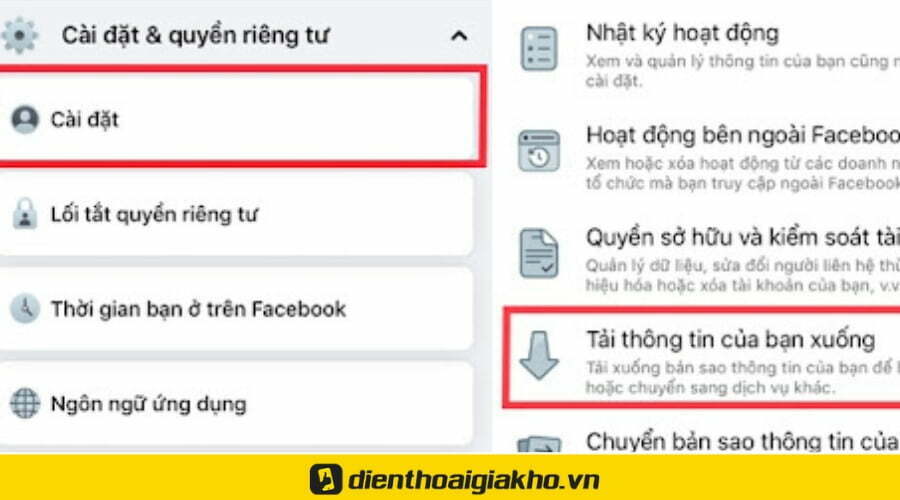 Khôi phục tin nhắn đã xóa trên messenger