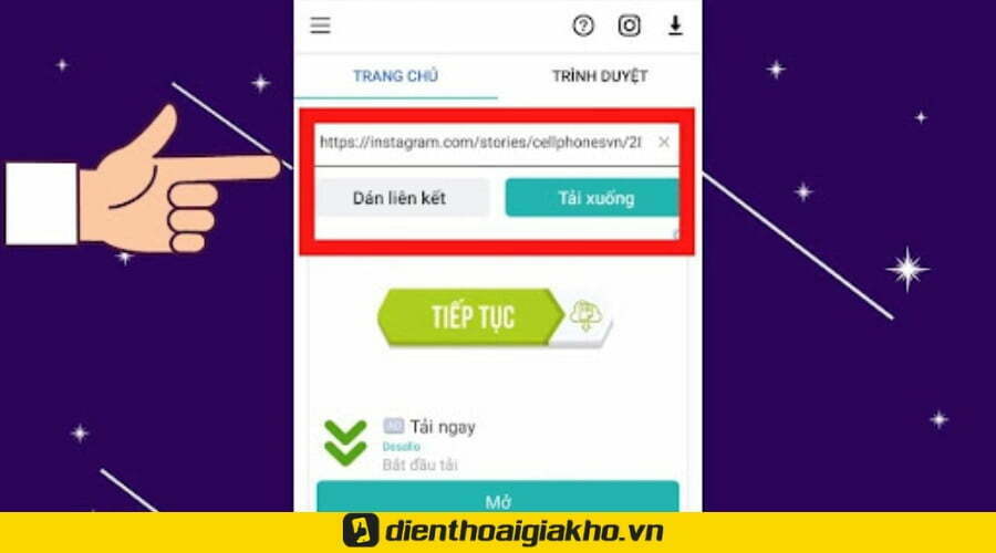 Lưu trữ tin trên Instagram bằng ứng dụng khác