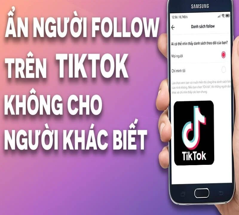 Cách ẩn follow trên TikTok đơn giản