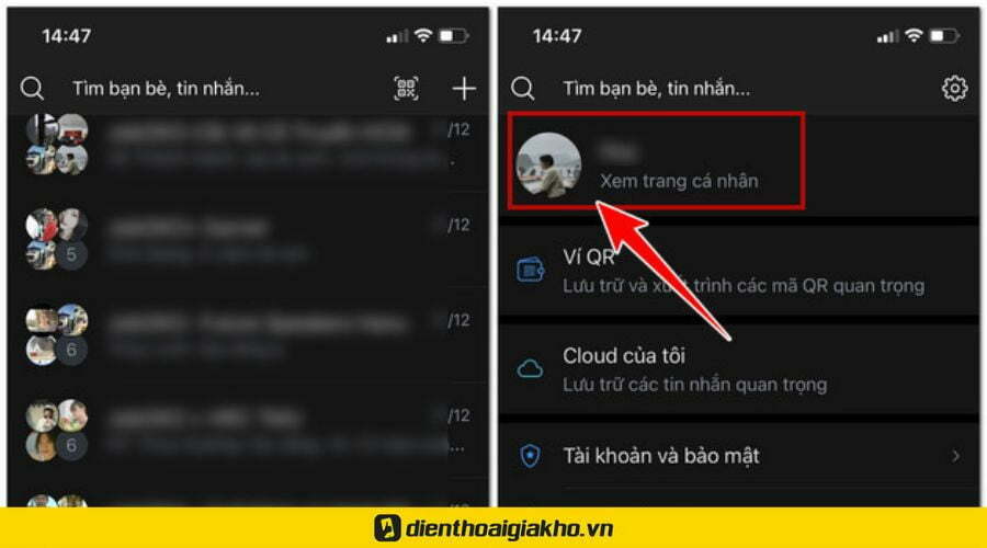 thay đổi ngày sinh trên zalo