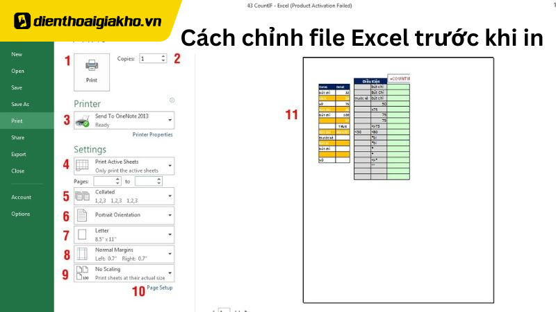 Hướng Dẫn Cách Căn Chỉnh File Excel Trước Khi In Ít Bị Lỗi Nhất