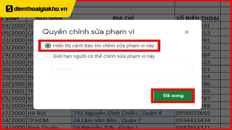 Cách Khóa Trang Tính Trên Google Drive Để Tránh Sửa Đổi Hoặc Xoá Tài Liệu