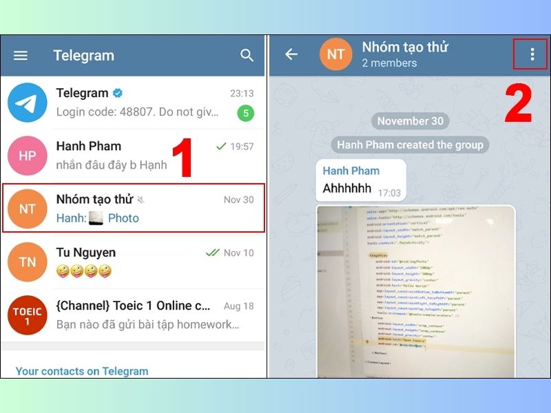 cách tắt thông báo telegram