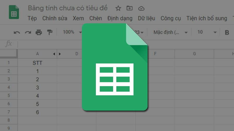 Tạo định dạng có điều kiện trên Google Sheet