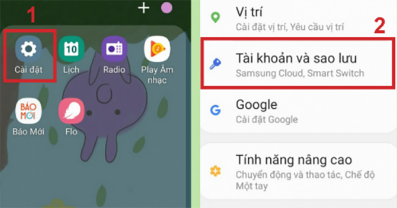 cách khôi phục cuộc gọi đã xóa trên Samsung