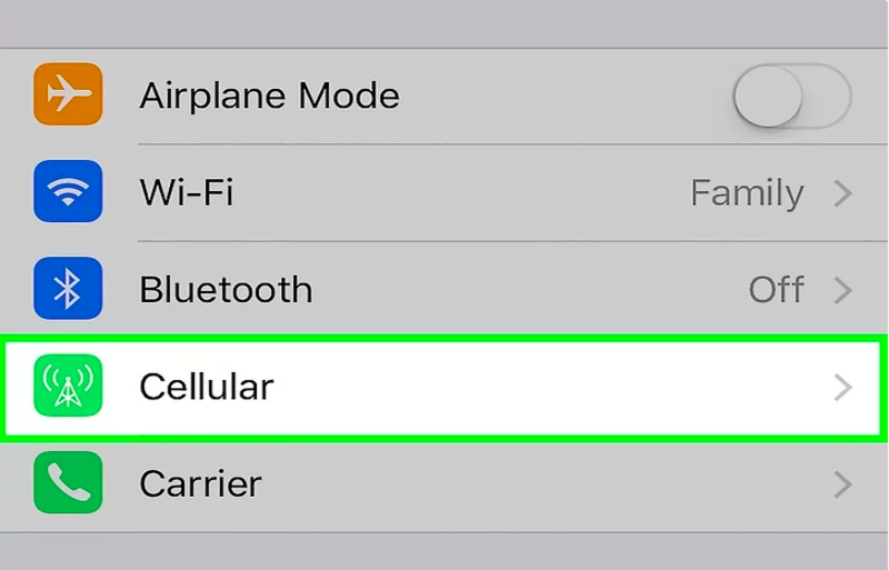 Dùng tính năng sẵn có kiểm tra dung lượng 4G trên iPhone