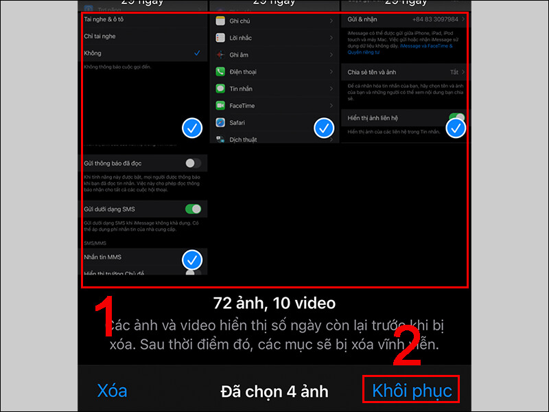 Cách lấy lại ảnh đã xóa trên iPhone bằng iCloud đơn giản và nhanh chóng