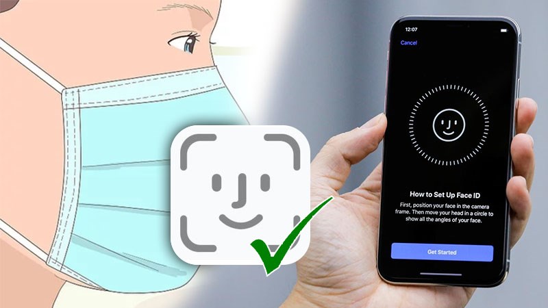 Cài nhận diện khuôn mặt khi đeo khẩu trang