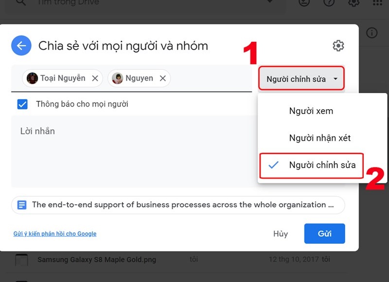 Cách mở quyền truy cập Google Drive 