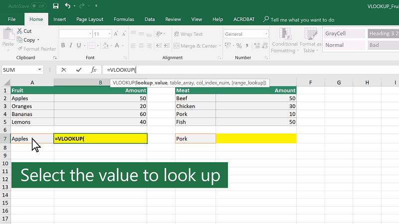 cách sử dụng các hàm trong Excel