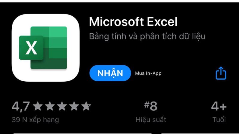cách sử dụng excel trên ipad