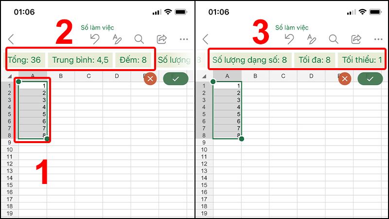 cách sử dụng excel trên ipad