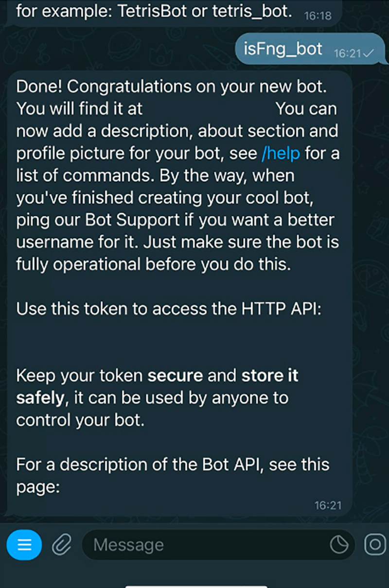 cách tạo bot telegram