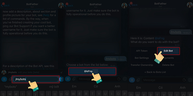 cách tạo bot telegram