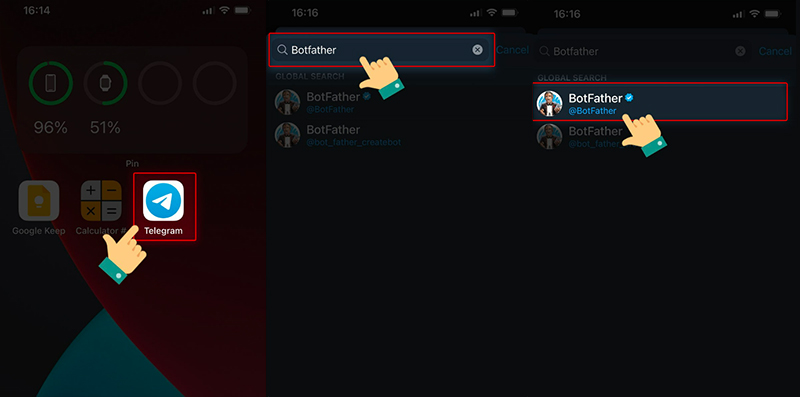 cách tạo bot telegram