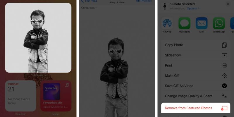 cách thêm ảnh nổi bật trên iPhone ios 16