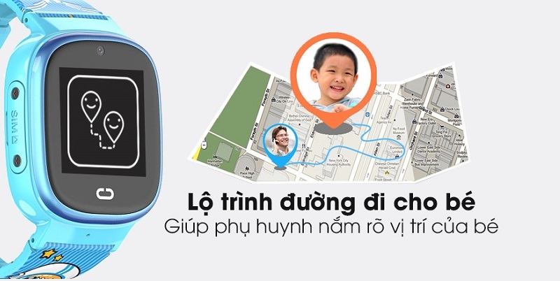 Xác định vị trí của bé dễ dàng
