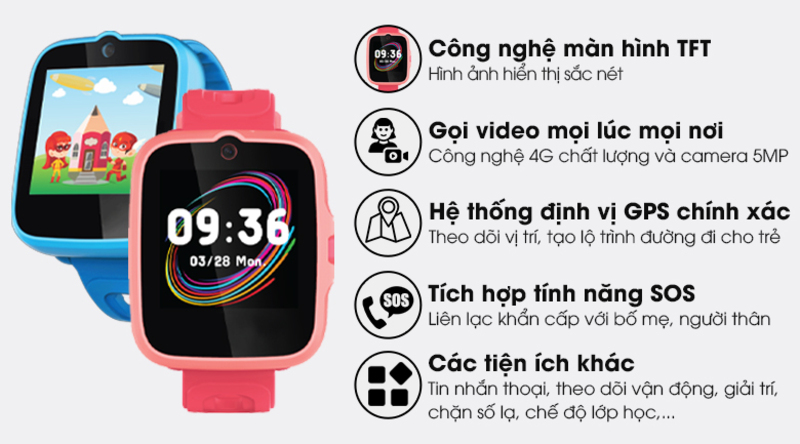 Masstel Super Hero 4G cho trẻ em