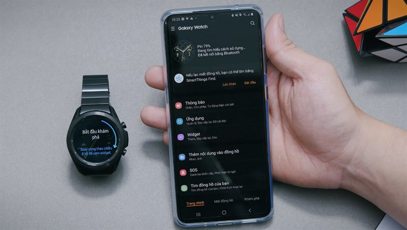 Ghép nối đồng hồ thông minh với điện thoại di động Samsung của bạn