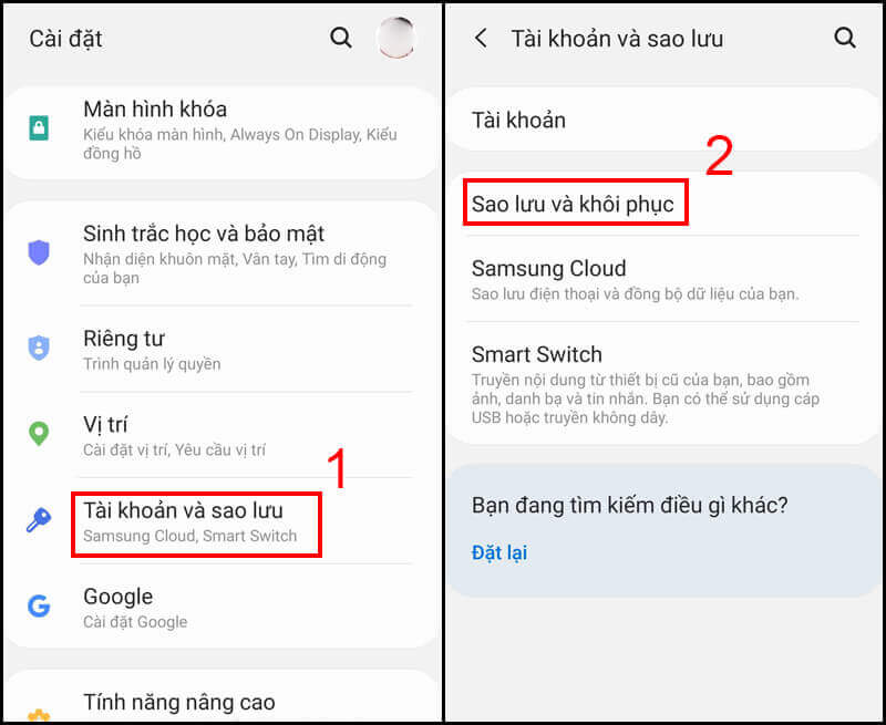 Sử dụng Gmail khôi phục