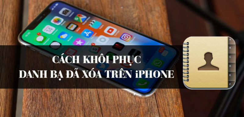 Sử dụng phần mềm để khôi phục danh bạ trên điện thoại iPhone