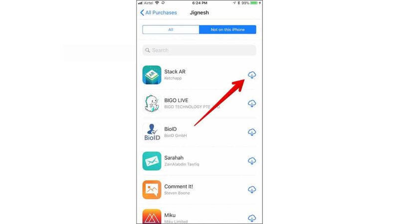 khoi phuc ung dung tren ios