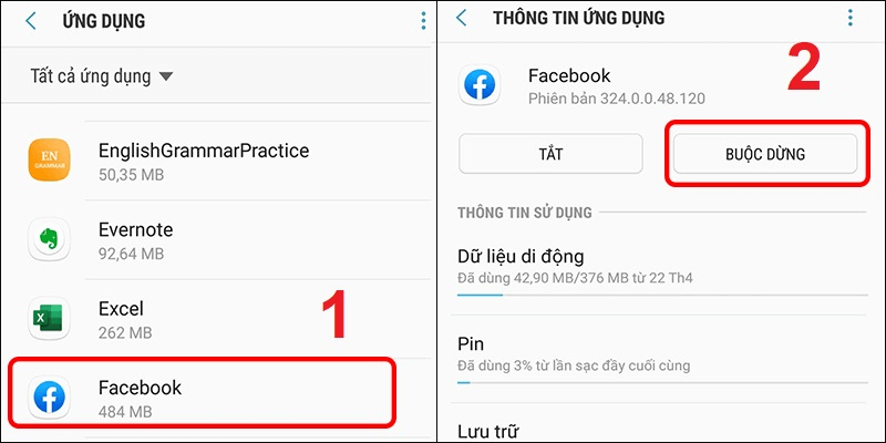 tắt chế độ trên Android 6.0