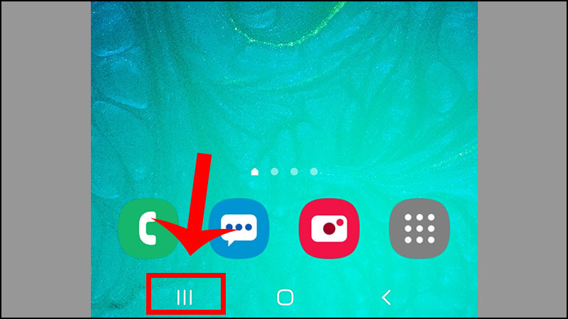 Dùng nút đa nhiệm Samsung để tắt ứng dụng chạy ngầm