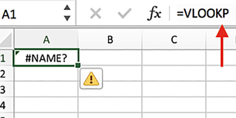 các lỗi thường gặp trong excel