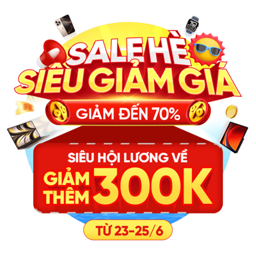 Sale hè siêu giảm giá ngày 23-25/6