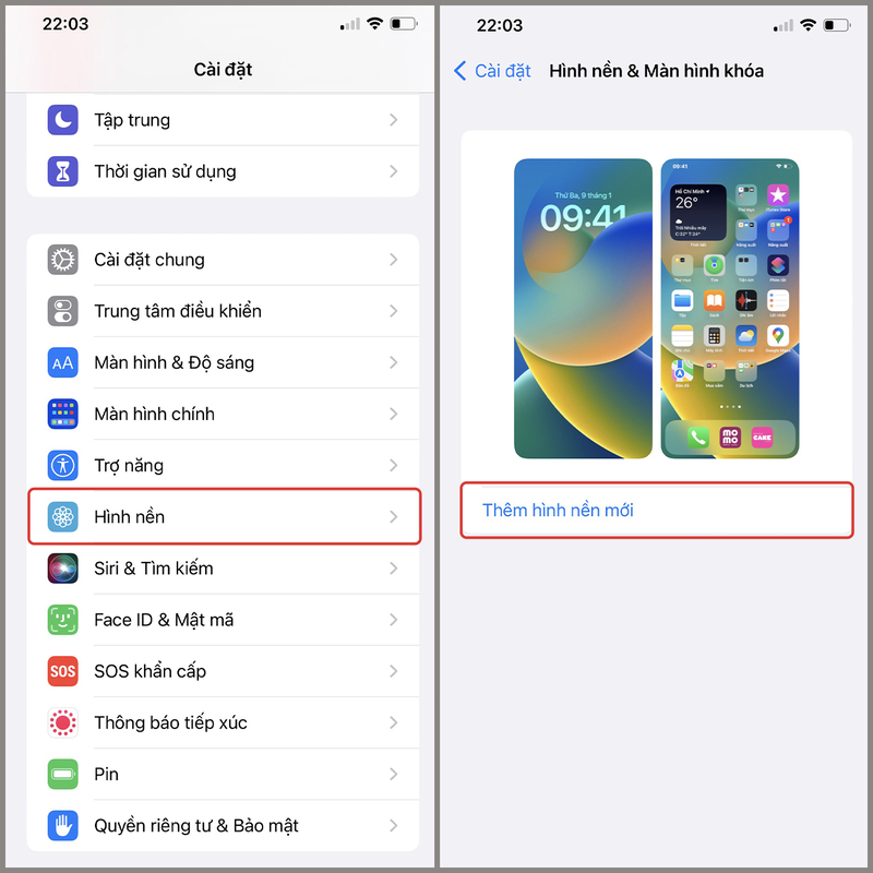 Cách đặt hình nền iPhone và màn hình khóa cực đơn giản bạn thử chưa