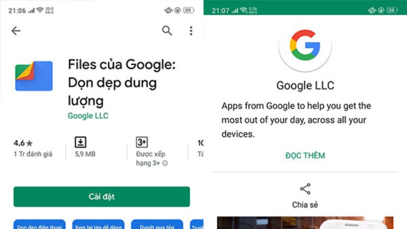 Ứng dụng Files by Google
