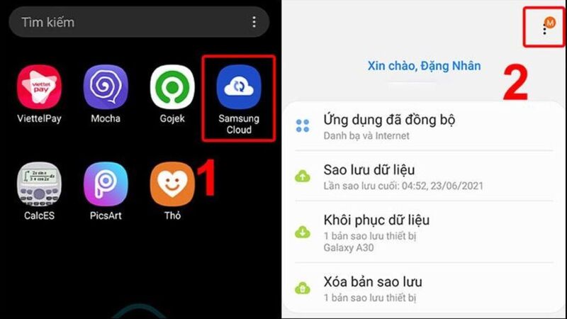 su dung samsung cloud