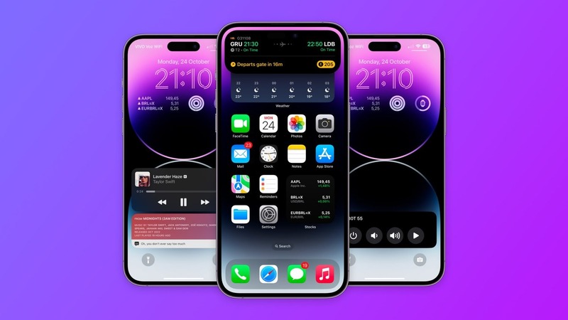 iOS 17 giúp always-on display sẽ có nhiều tính năng, hiển thị thông minh