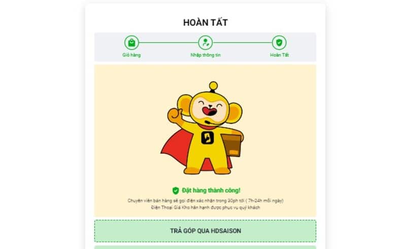 Thủ tục mua trả góp tại Điện Thoại Giá Kho