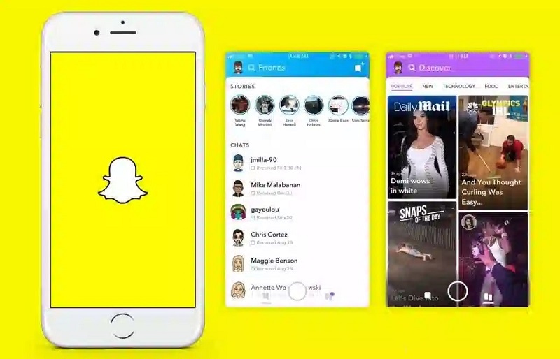 Có thể dùng Snapchat để ghép mặt