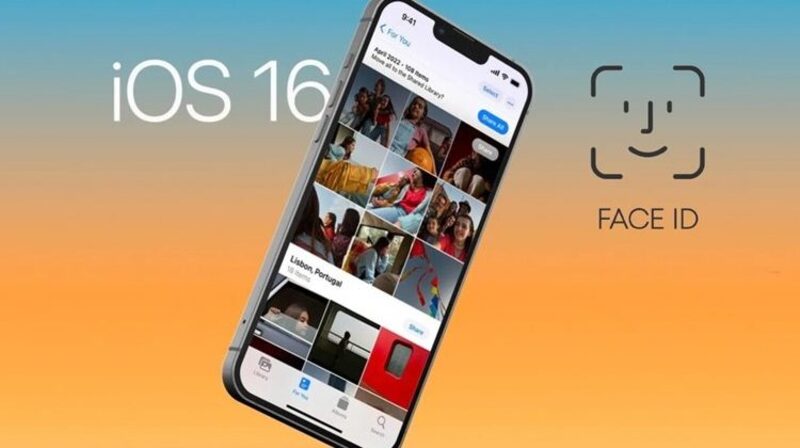 cách khoá bằng Face ID