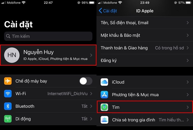 Cách khóa iphone từ xa khi bị mất