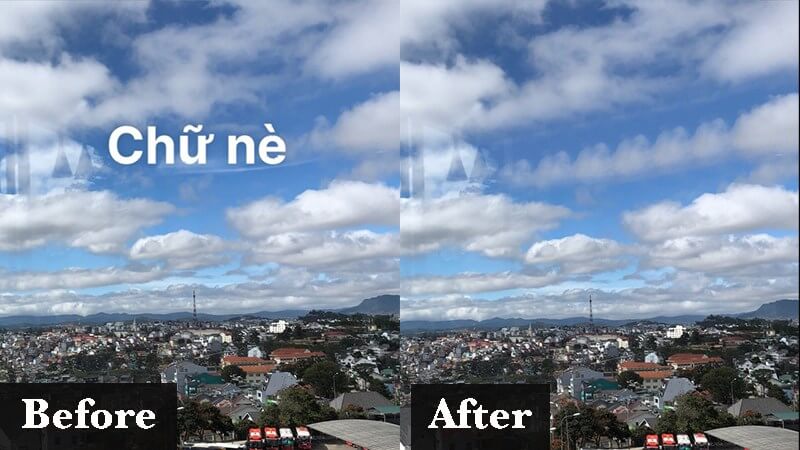 Sử dụng ứng dụng PicsArt xóa chữ trên ảnh