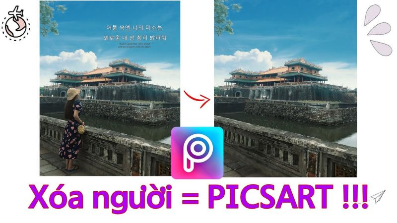 Cách xóa người trong ảnh bằng Picsart