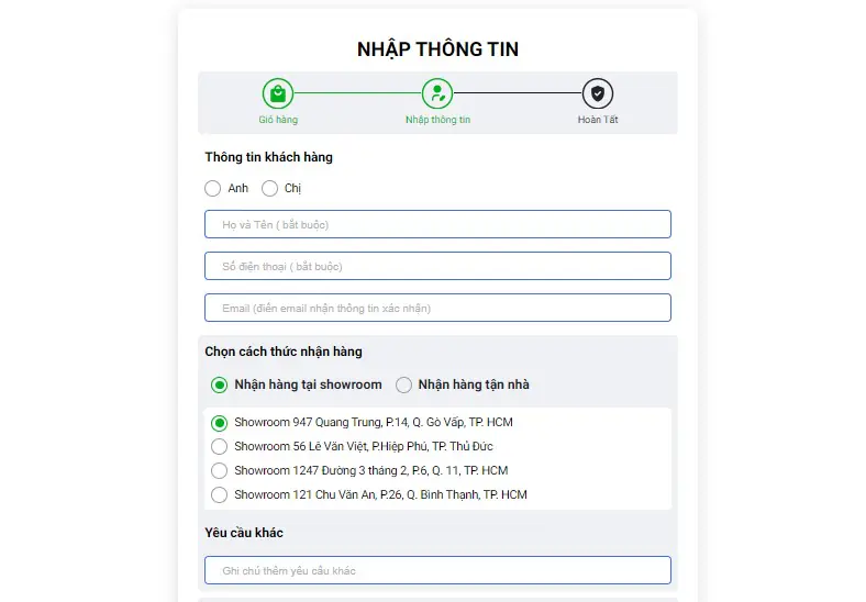 Quy trình mua điện thoại trả góp tại Điện Thoại Giá Kho