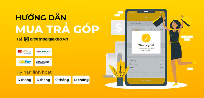 mua điện thoại trả góp không qua ngân hàng
